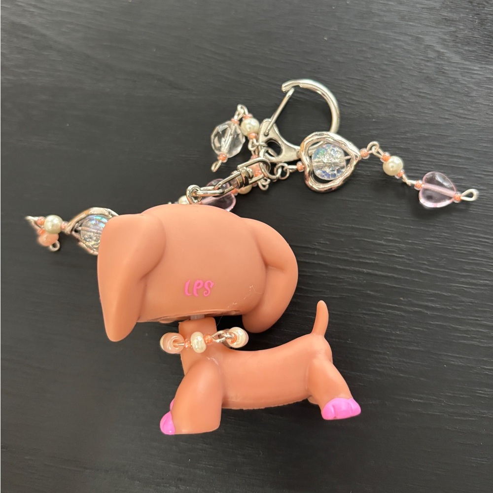 LPS Dachshund Bag Charm / Keychain - Picture 4 of 4